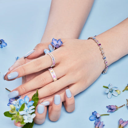 [AuraEcho]Radiant Water Drop Shape Daily Bracelet