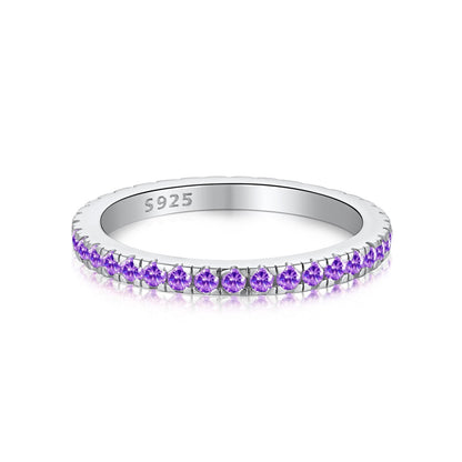[AuraEcho]Delicate Sparkling Round Cut Daily Ring