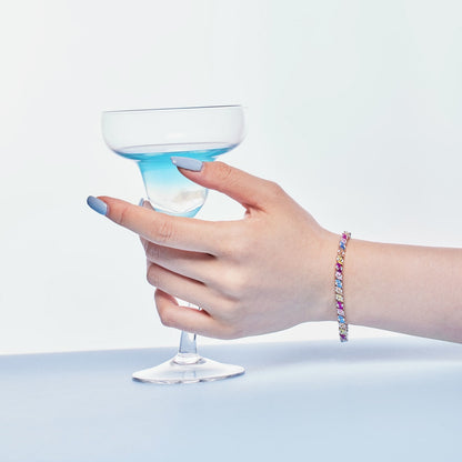 [AuraEcho]Ornate Sparkling Multi Cut Party Bracelet