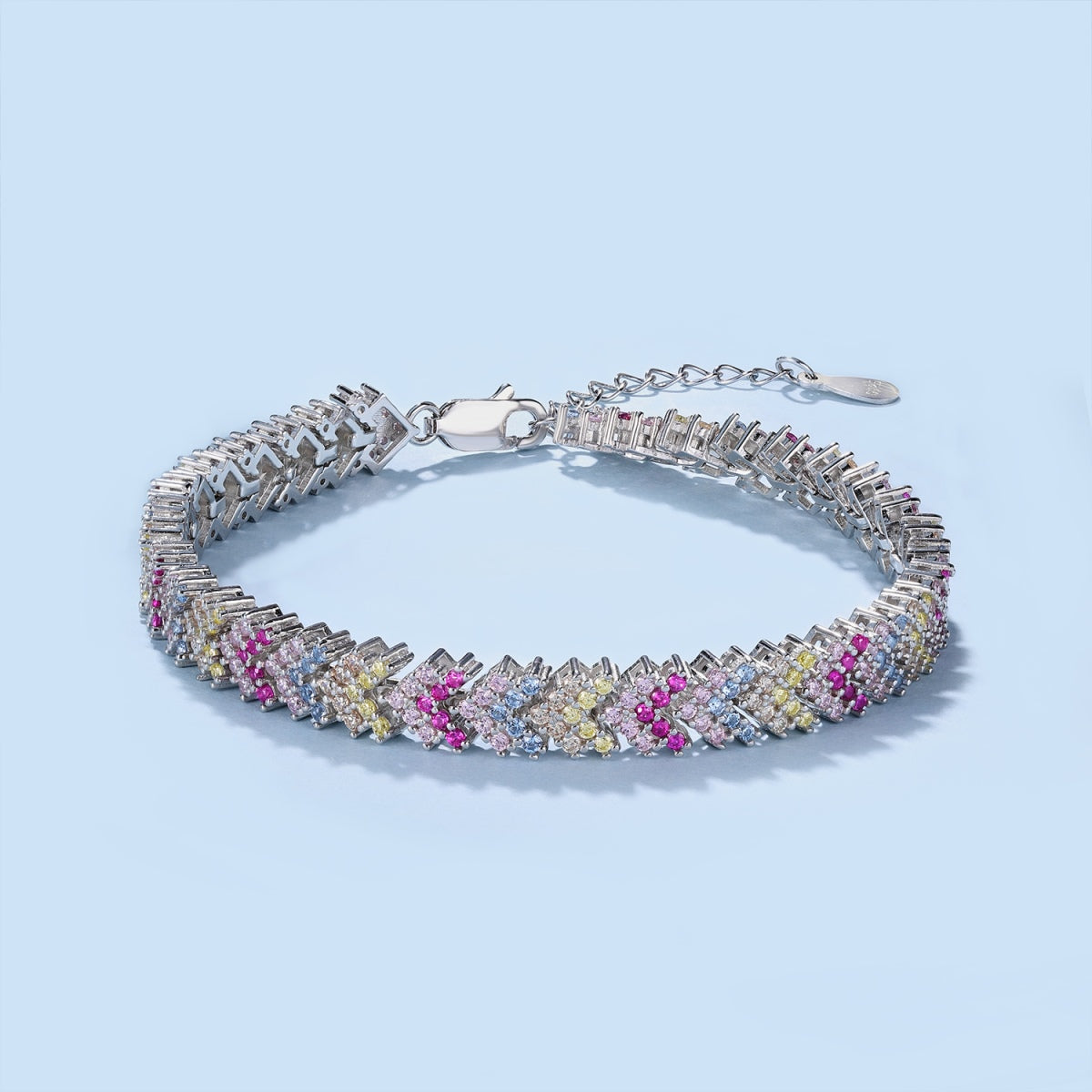 [AuraEcho]Ornate Sparkling Round Cut Party Bracelet