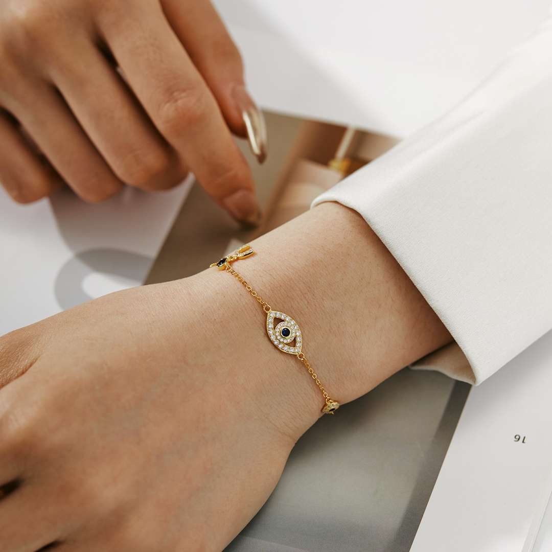 [AuraEcho]Dainty Eye Shape Necklace