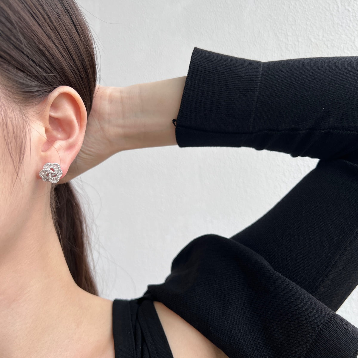 [AuraEcho]Exquisite Flower Shape Daily Earrings