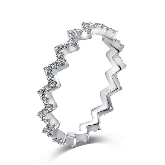 [AuraEcho]Delicate Enchanting Wave Shape Daily Ring