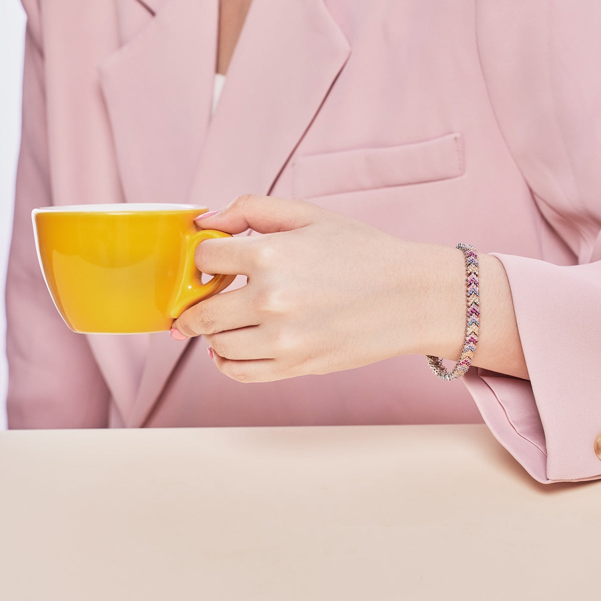 [AuraEcho]Ornate Sparkling Round Cut Party Bracelet