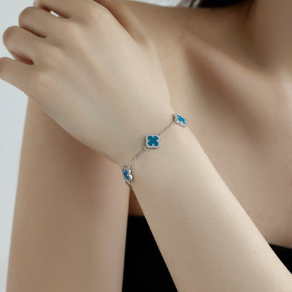[AuraEcho]Four-Leaf Clover Exquisite Bracelet