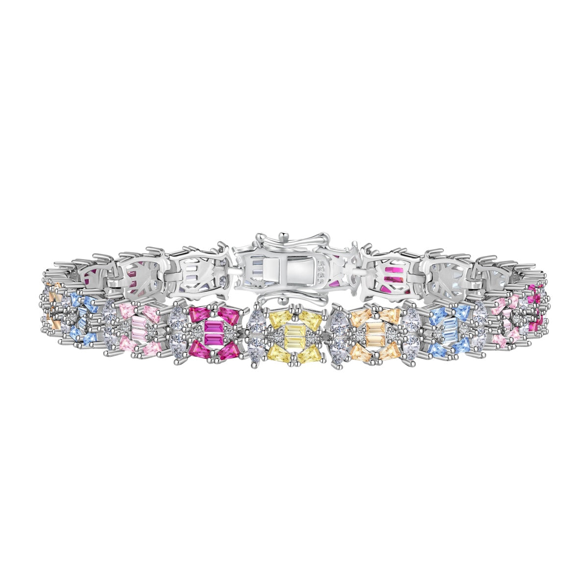 [AuraEcho]Delicate Colorful Multi Cut Party Bracelet