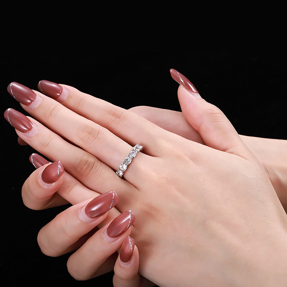 [AuraEcho]Eternity Round Cut Tennis Ring