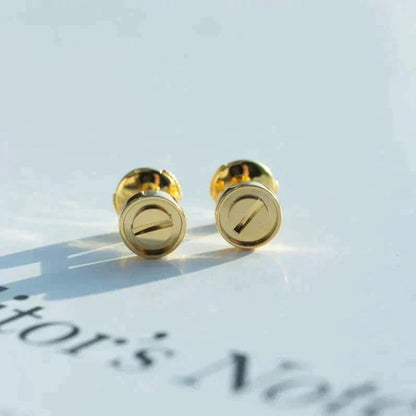 [AuraEcho]LOVE EARRINGS GOLD 10MM