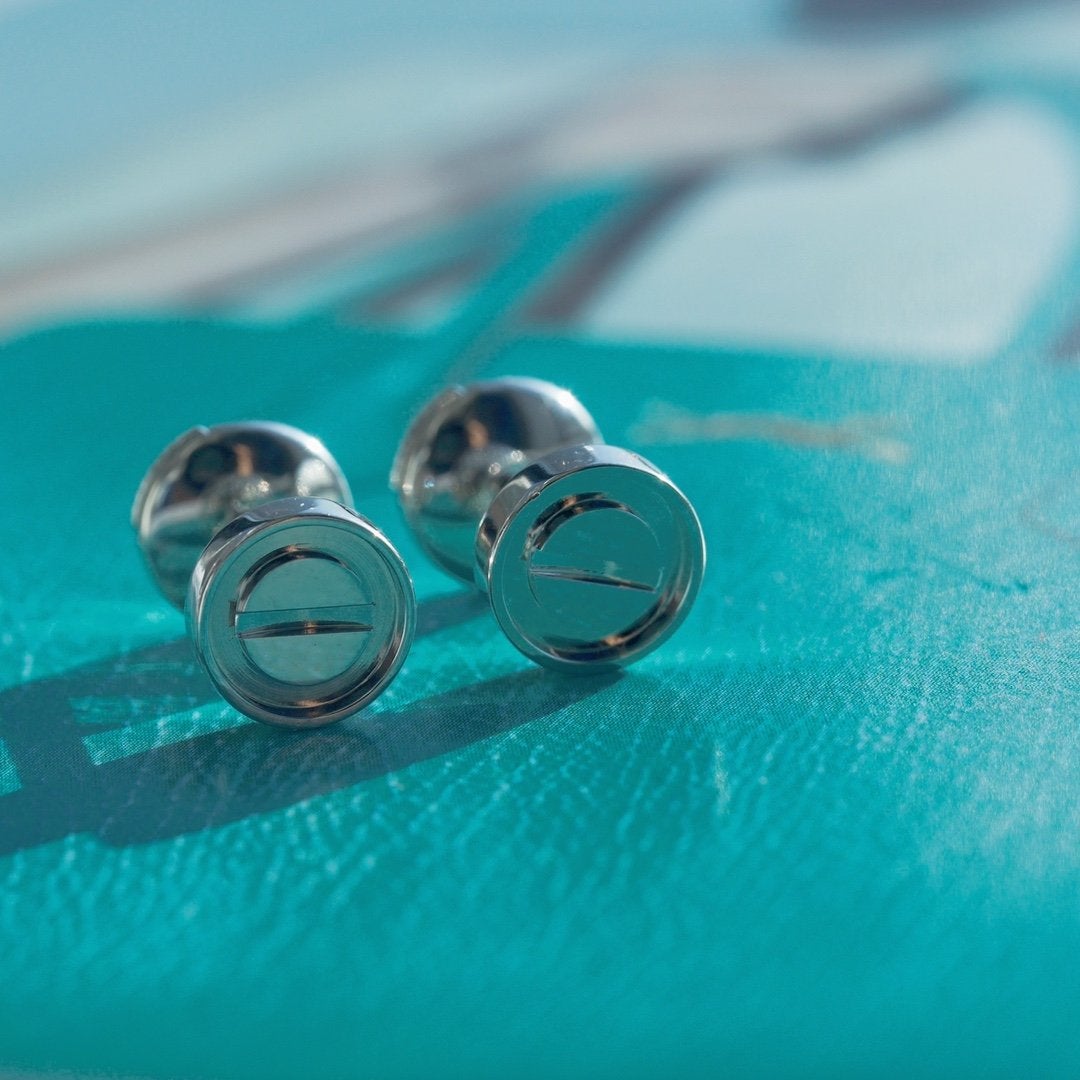 [AuraEcho]LOVE EARRINGS SILVER 10MM