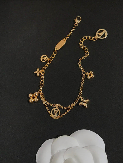 [AuraEcho]AuraEchoING PINK GOLD MOP BRACELET