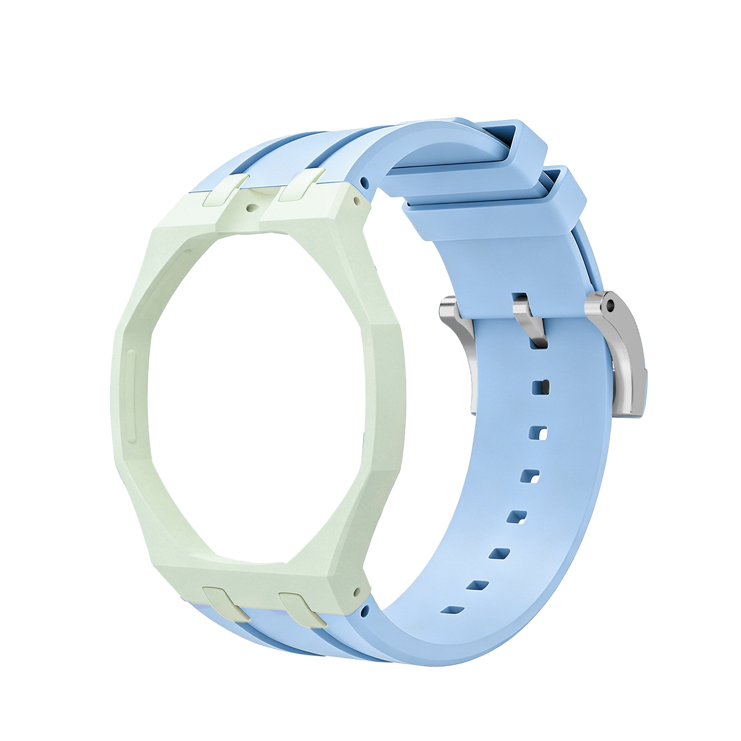 [AuraEcho]Royal Oak Pop Exclusive Bioceramic Case & Silicone Strap Mix Color