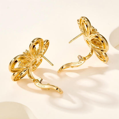 [AuraEcho] FLOWERLACE EARRING 5 DIAMONDS