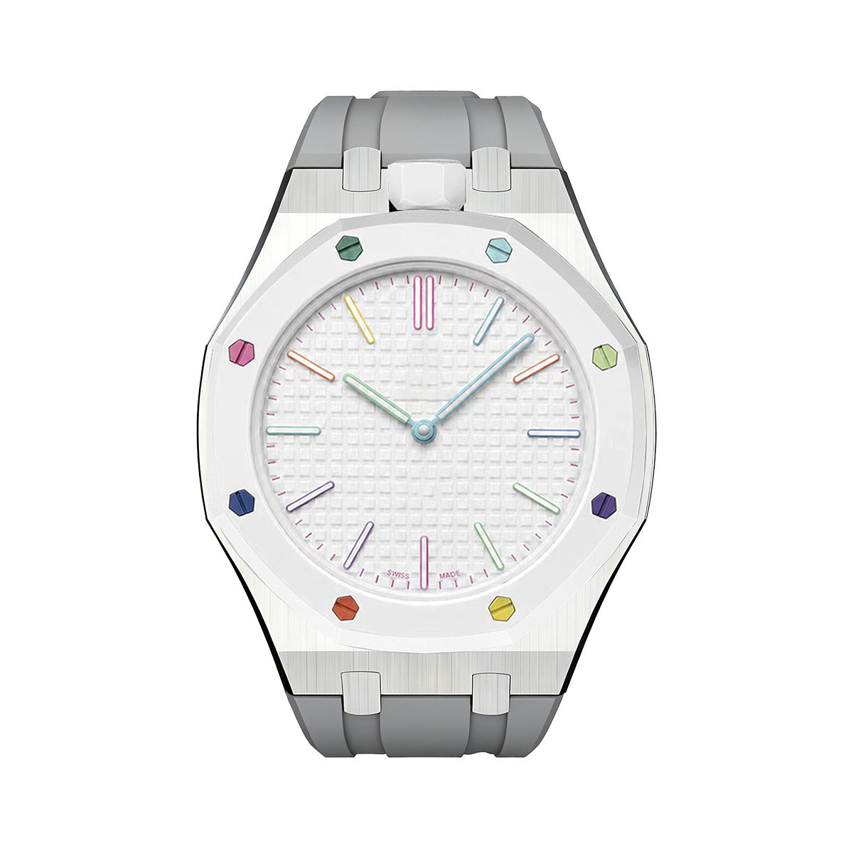 [AuraEcho]Royal Oak Pop Exclusive Steel Case & Silicone strap(Only Strap)