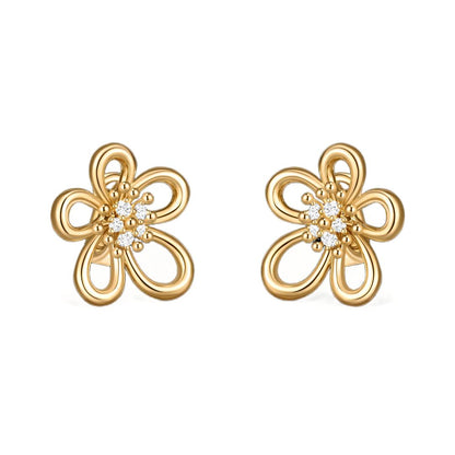 [AuraEcho] FLOWERLACE EARRING 5 DIAMONDS
