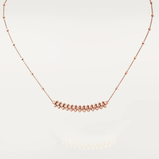 [AuraEcho]CLASH PINK GOLD NECKLACE