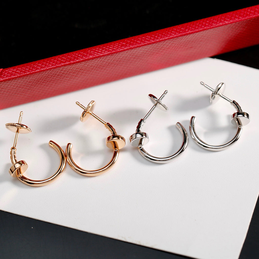 [AuraEcho]JUSTE NO DIAMOND SMALL EARRINGS