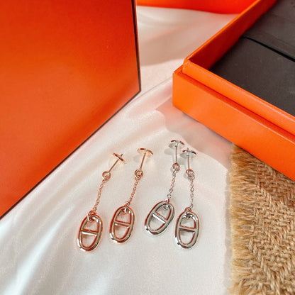 [AuraEcho]CHAINE TASSEL EARRINGS
