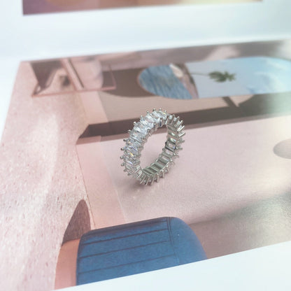 [AuraEcho]Unique Colorful Radiant Cut RIng