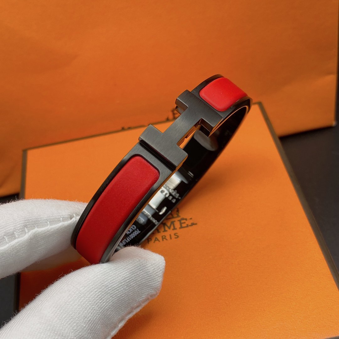 [AuraEcho]CLIC HM SO BLACK RED BRACELET