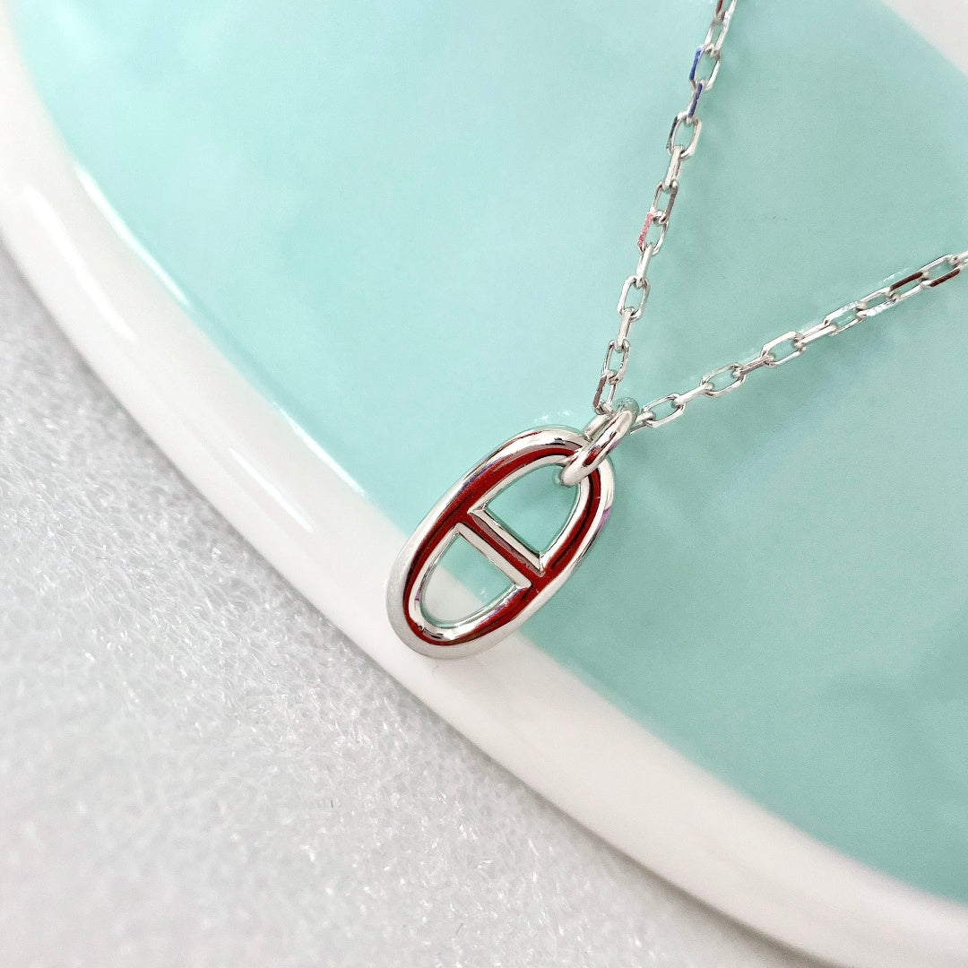 [AuraEcho]HM PIG NOSE NECKLACE