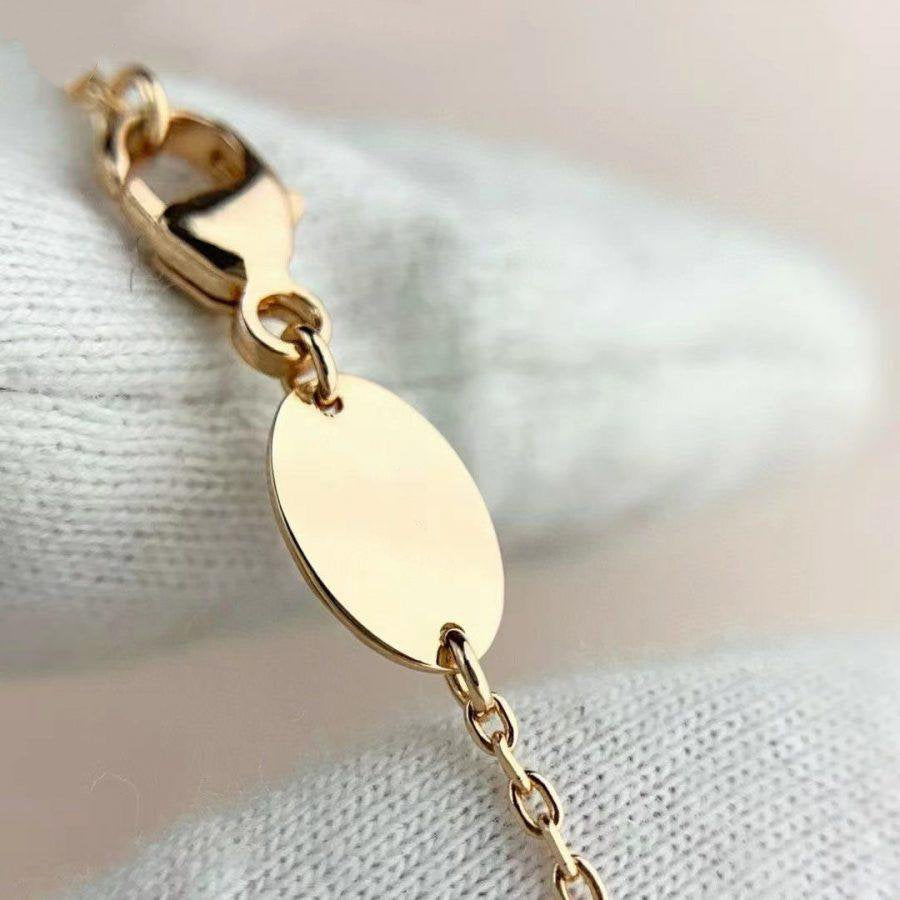 [AuraEcho]JEUX DE BRACELET MALACHITE PINK GOLD DIAMONDS