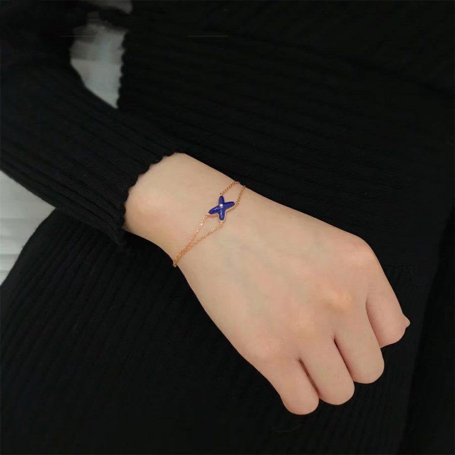 [AuraEcho]Hollow Design Four-Leaf Clover Flower Shape Ring
