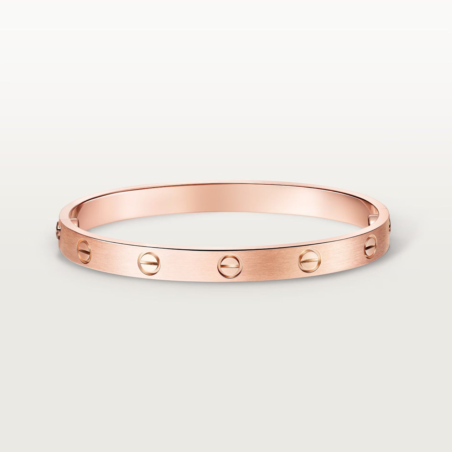 [AuraEcho]LOVE BRACELET 6.1MM BRUSHED