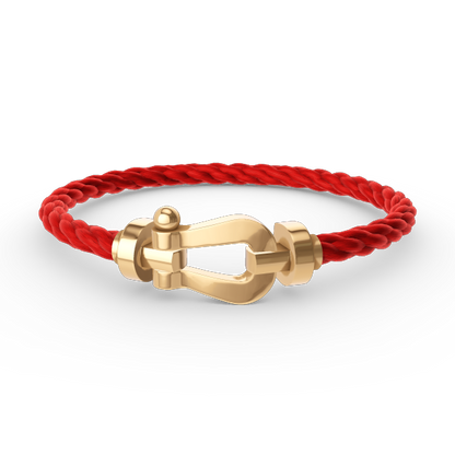[AuraEcho]FORCE LARGE HORSESHOE NO DIAMOND BRACELET GOLD