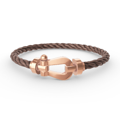 [AuraEcho]FORCE LARGE HORSESHOE NO DIAMOND BRACELET ROSE GOLD